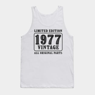 All original parts vintage 1977 limited edition birthday Tank Top